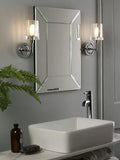 Laura Ashley Blake bathroom wall light chrome crystal (British brand)