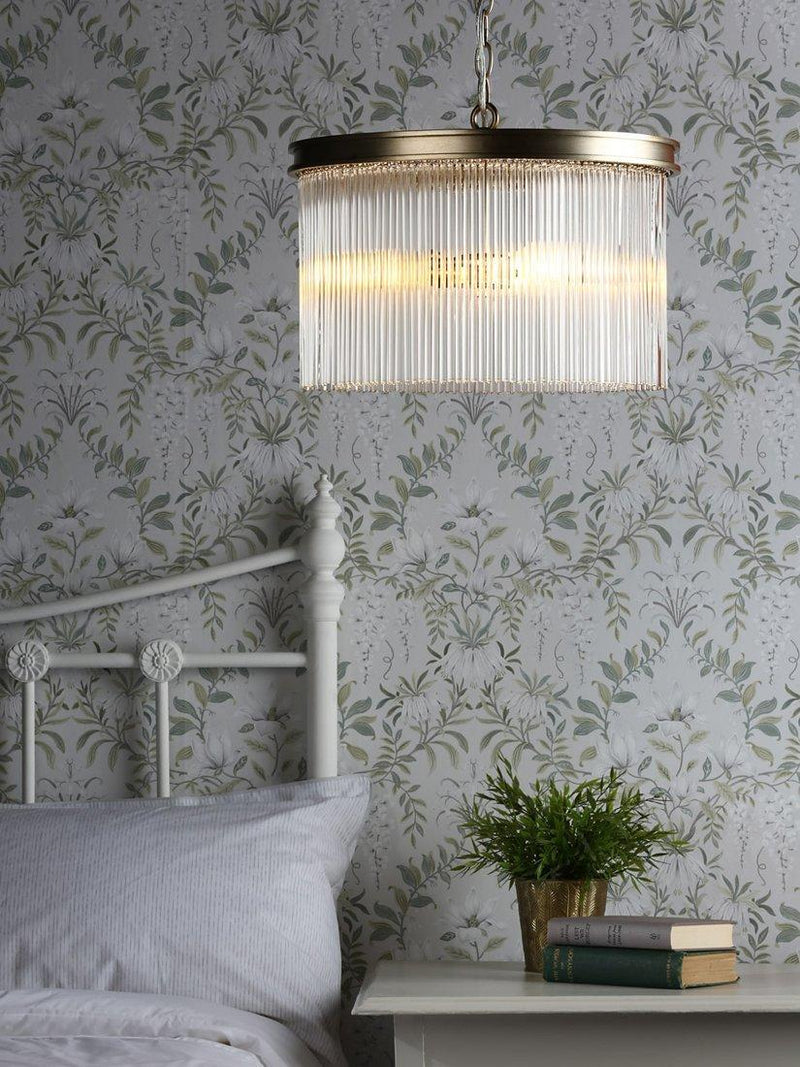 Laura Ashley Manon ceiling light champagne finish - British product