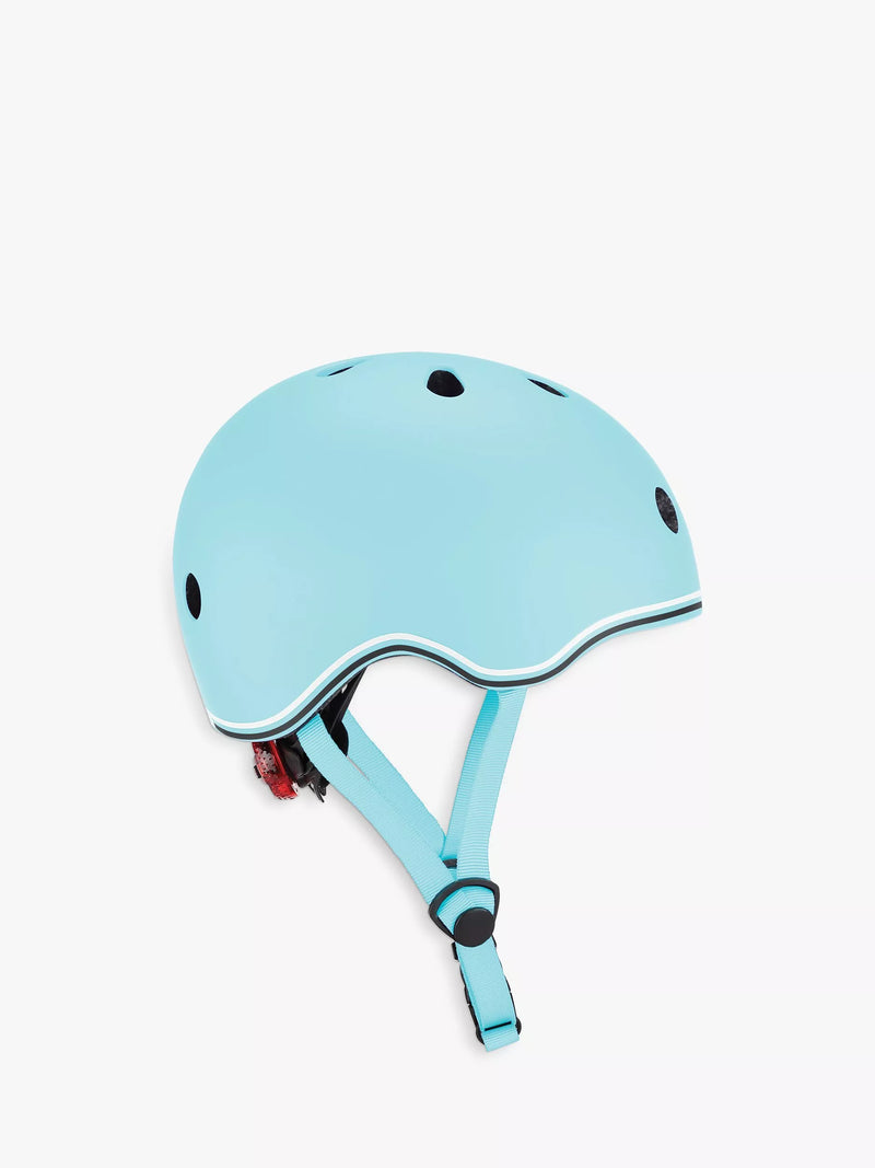 Globber GOUP kids scooter helmet with lights, imported from the UK