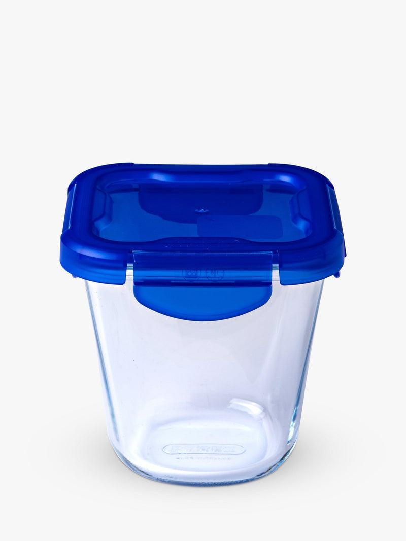Pyrex glass snack pot with plastic lid 800ml - British product