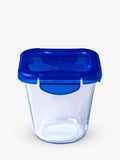 Pyrex glass snack pot with plastic lid 800ml - British product