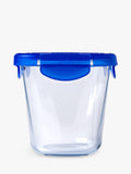 Pyrex glass snack pot with plastic lid 800ml - British product