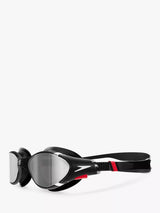 John Lewis Speedo Biofuse 2.0 Swimming Goggles, Black/Red/Chrome- Buy online at McGrocer