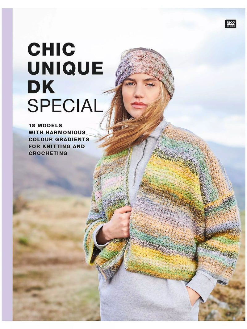 Rico Design Chic Unique DK Special knitting pattern book, UK version