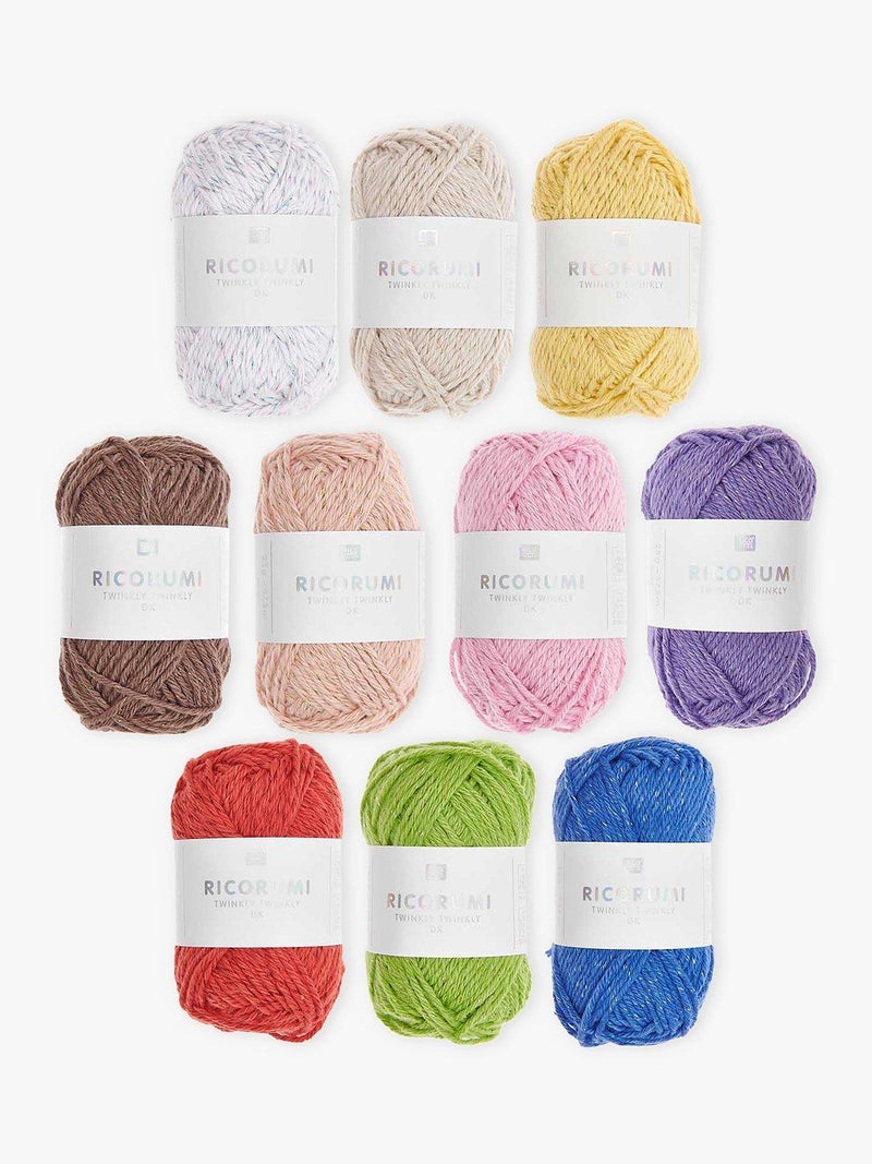 Rico Design Twinkly Twinkly DK yarn 10 x 25g (British brand)