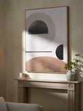 John Lewis hand-painted canvas Circles 120x90cm - British product