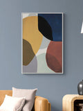 John Lewis Overlap framed canvas print 94x64cm, UK version