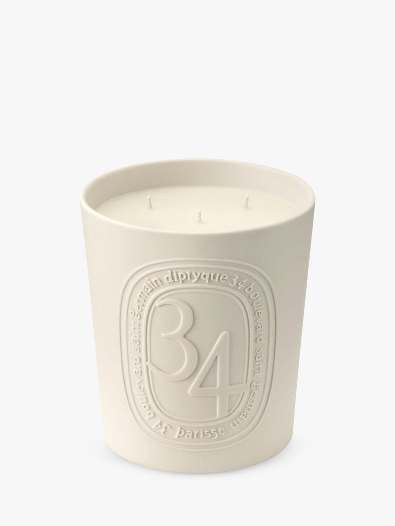 Diptyque 34 Boulevard Saint Germain porcelain candle 600g - British product