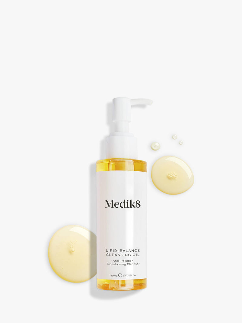 Medik8 Lipid-Balance Anti-Pollution Transforming Cleansing Oil 140ml, imported from the UK