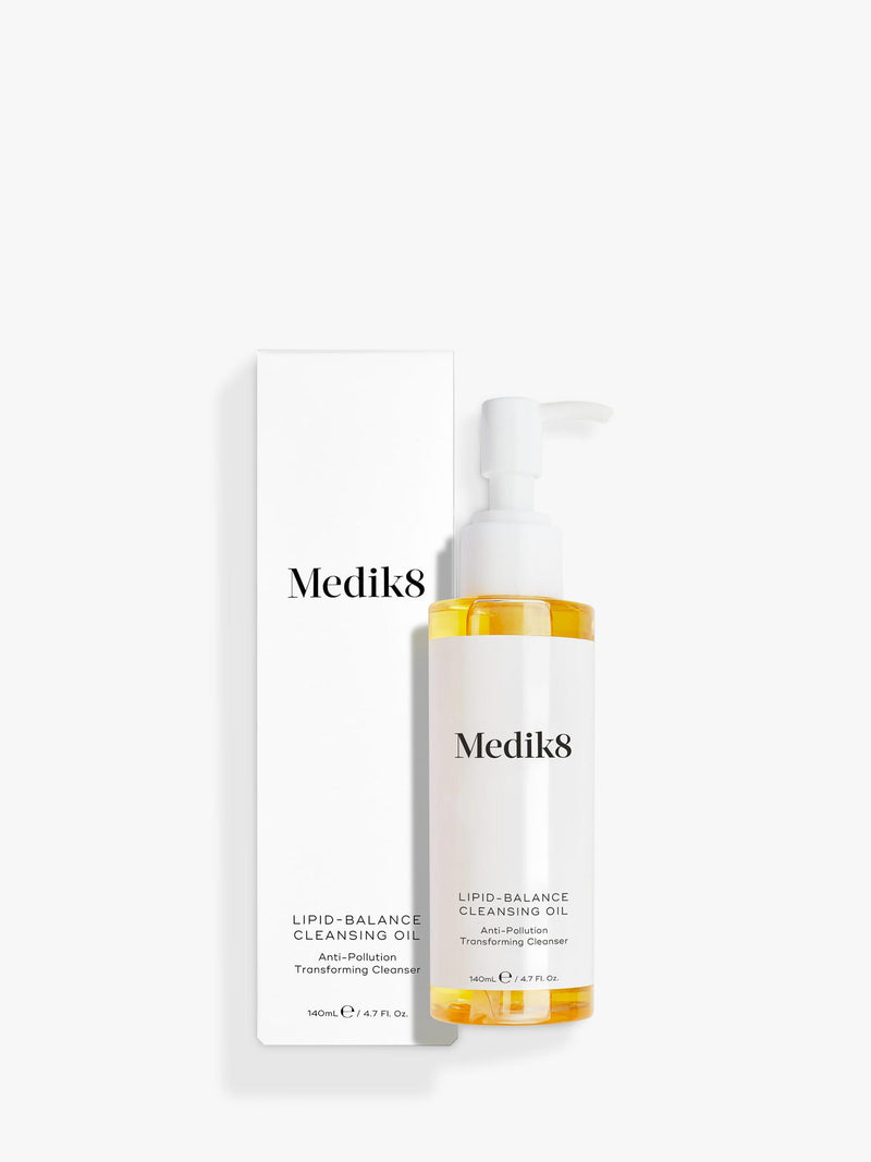 Medik8 Lipid-Balance Anti-Pollution Transforming Cleansing Oil 140ml, imported from the UK