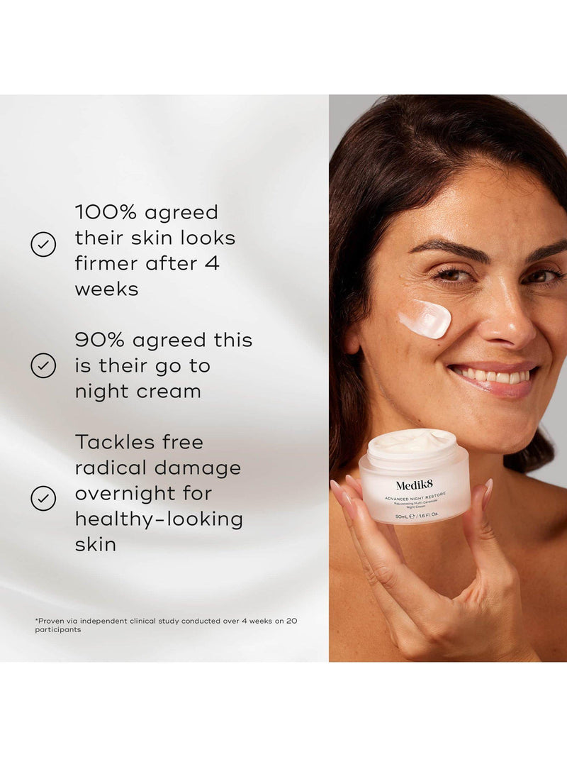 Medik8 Advanced Night Restore cream 50ml, imported from the UK