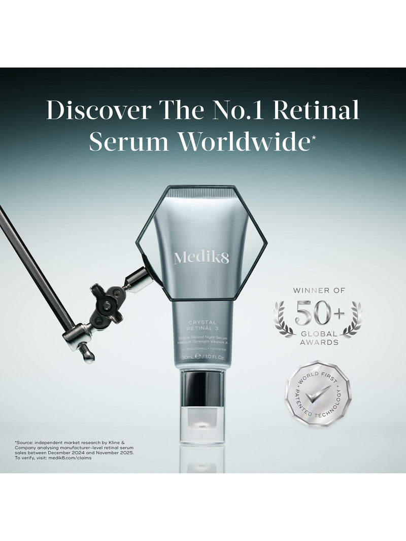 Medik8 Crystal Retinal 6 night serum 30ml, imported from the UK