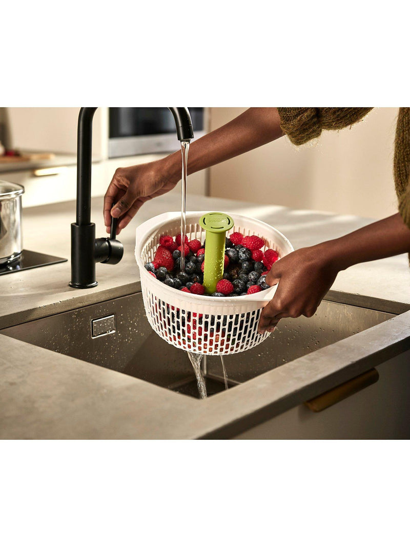 Joseph Joseph Spindola in-sink salad spinning colander, UK version