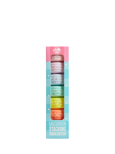 مجموعة John Lewis Macaroon-Themed Stacking Highlighter Pen Set, 5 Pieces - اشترِ عبر الإنترنت من McGrocer