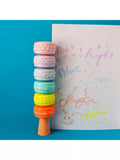 Tinc macaroon-themed stacking highlighter pen set, 5 pieces (British brand)