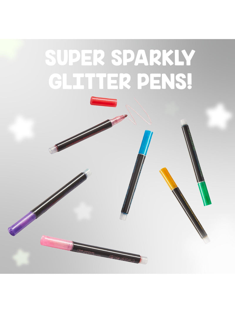 Tinc glitter edge pens multi colour pack of 6 (British brand)