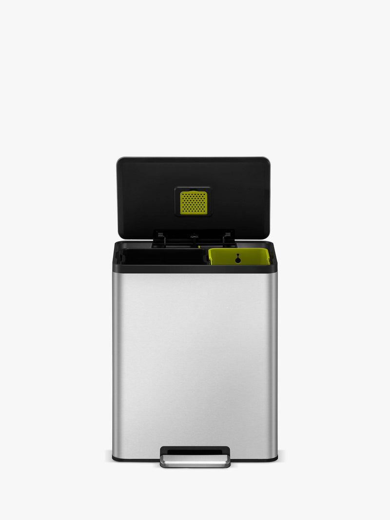 EKO 2 section recycling pedal bin 36L and 24L - British product