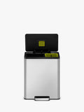 EKO 2 section recycling pedal bin 36L and 24L - British product