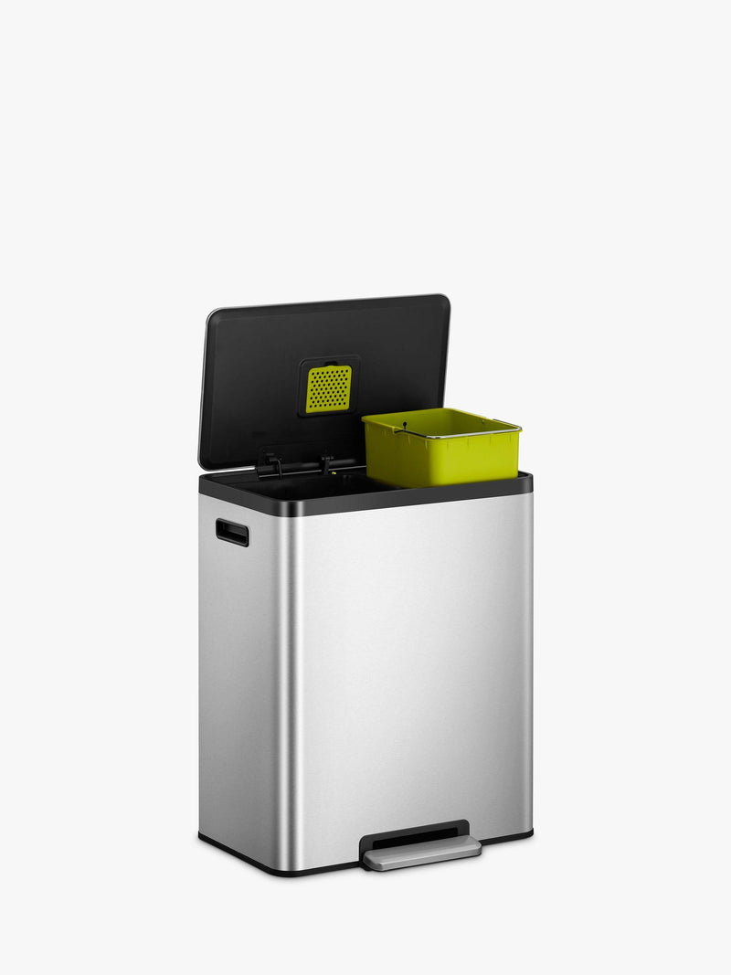 EKO 2 section recycling pedal bin 36L and 24L - British product