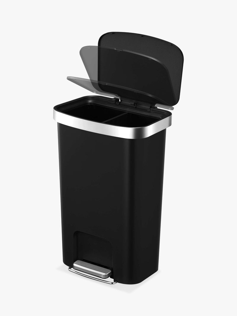 EKO Hana 2 section recycling pedal bin 2x 25L - British product
