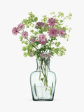 LSA International trio of clear mini vases, 11cm height, UK version