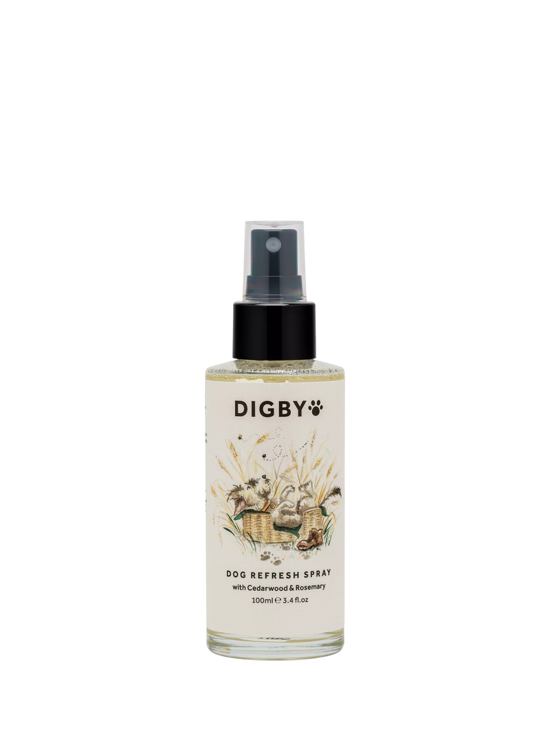 Bramley Digby Refresh Spray dog flea and tick repellent - British product