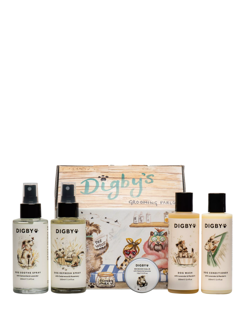 Bramley Digby dog grooming parlour gift set - British product