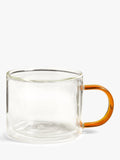John Lewis glass coffee mug 280ml, UK version