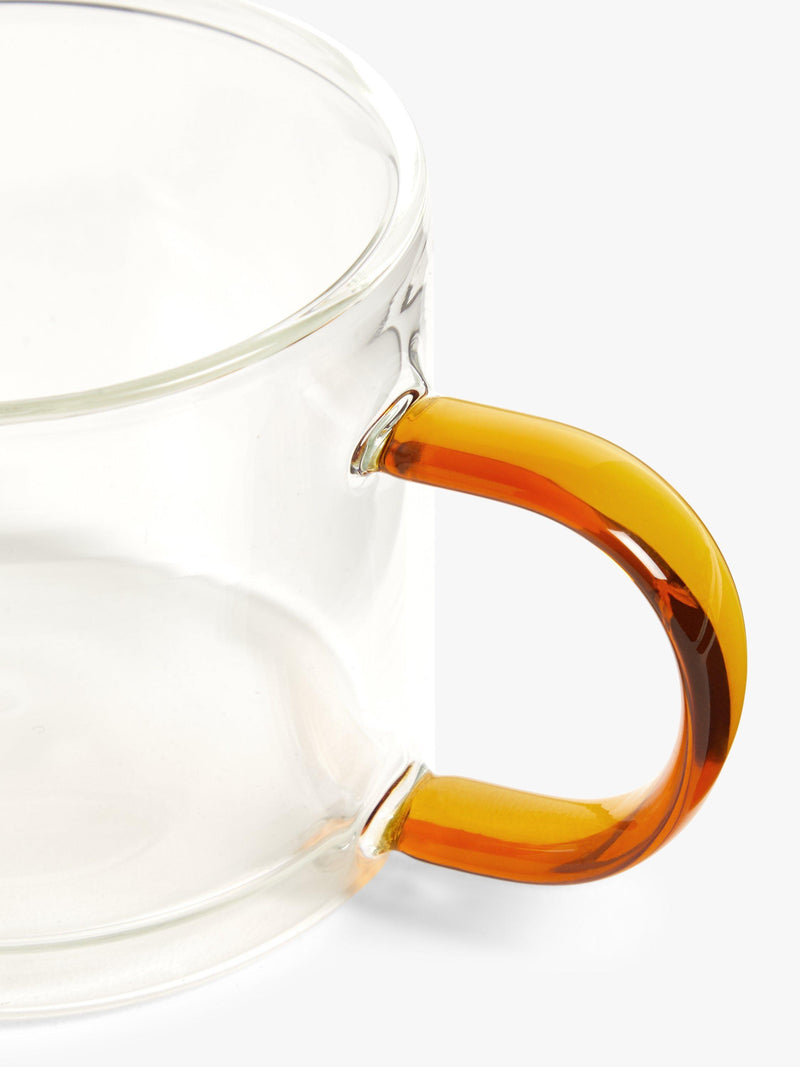 John Lewis glass coffee mug 280ml, UK version