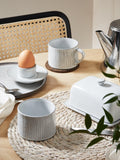 John Lewis Leckford Grey stoneware mug 240ml - British product