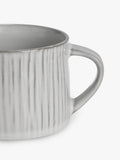 John Lewis Leckford Grey stoneware mug 240ml - British product