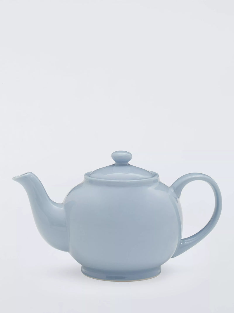 John Lewis fine china teapot Celeste Blue 1.1L (British brand)