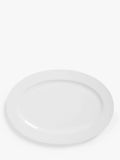 John Lewis Eat porcelain oval platter 40.5cm white (British brand)