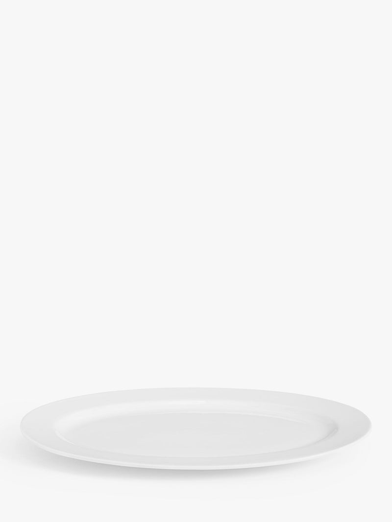 John Lewis Eat porcelain oval platter 40.5cm white (British brand)
