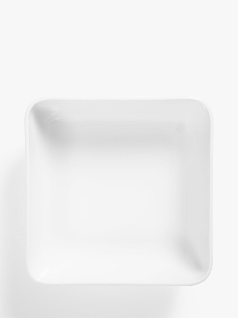 John Lewis porcelain serving dish 20cm white (British brand)