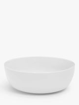 John Lewis John Lewis Eat Porcelain Round Vegetable Serving Dish, 23.4cm, White- Buy online at McGrocer