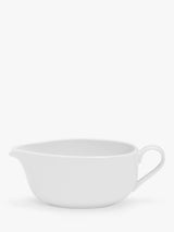 John Lewis John Lewis Eat Porcelain Gravy Boat, White, 410ml- Buy online at McGrocer