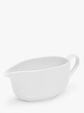 John Lewis porcelain gravy boat white 410ml (British brand)
