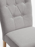 John Lewis Margo dining chair set in brushed tweed - British brand