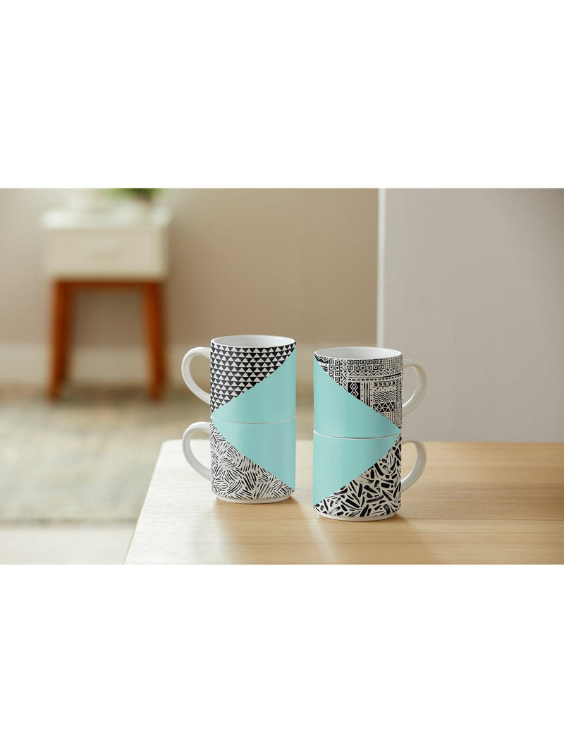 Cricut white ceramic mug blank 300ml set of 4, imported from the UK