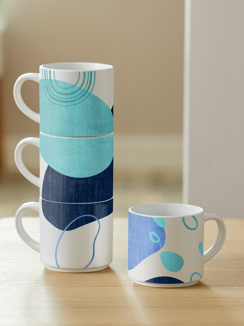 Cricut white ceramic mug blank 300ml set of 4, imported from the UK
