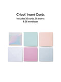 Cricut insert cards pack of 35 12.1 x 12.1cm - British product