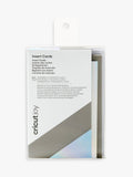 Cricut Joy Insert Cards Pack Of 15 Silver Holographic A1 L12 5 X W8 9Cm