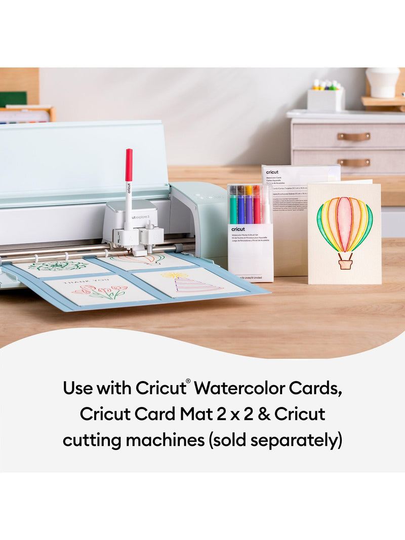 Cricut watercolour marker and brush set Pack of 9 - British product