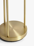 John Lewis Cluster Trio floor lamp with brass and linen shades (British brand)