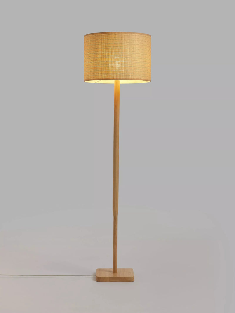 John Lewis Serenity Natural Woven Floor Lamp, Natural