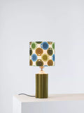 Orla Kiely green scallop table lamp 49cm, imported from the UK
