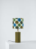 Orla Kiely green scallop table lamp 49cm, imported from the UK