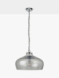 John Lewis Cartmel textured glass pendant ceiling light, imported from the UK