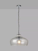 John Lewis John Lewis Cartmel Large Textured Glass Pendant Ceiling Light- Buy online at McGrocer
